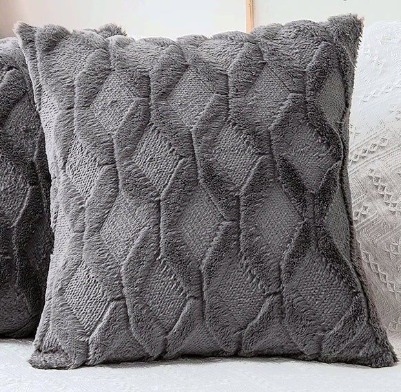 Diamond shaped Plush Throw Pillow (With Insert) size 18