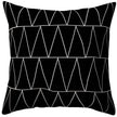 18''x18'' geometric print throw pillow | 18 designs modern & minimalist patterns | chic monochrome accent | insert included