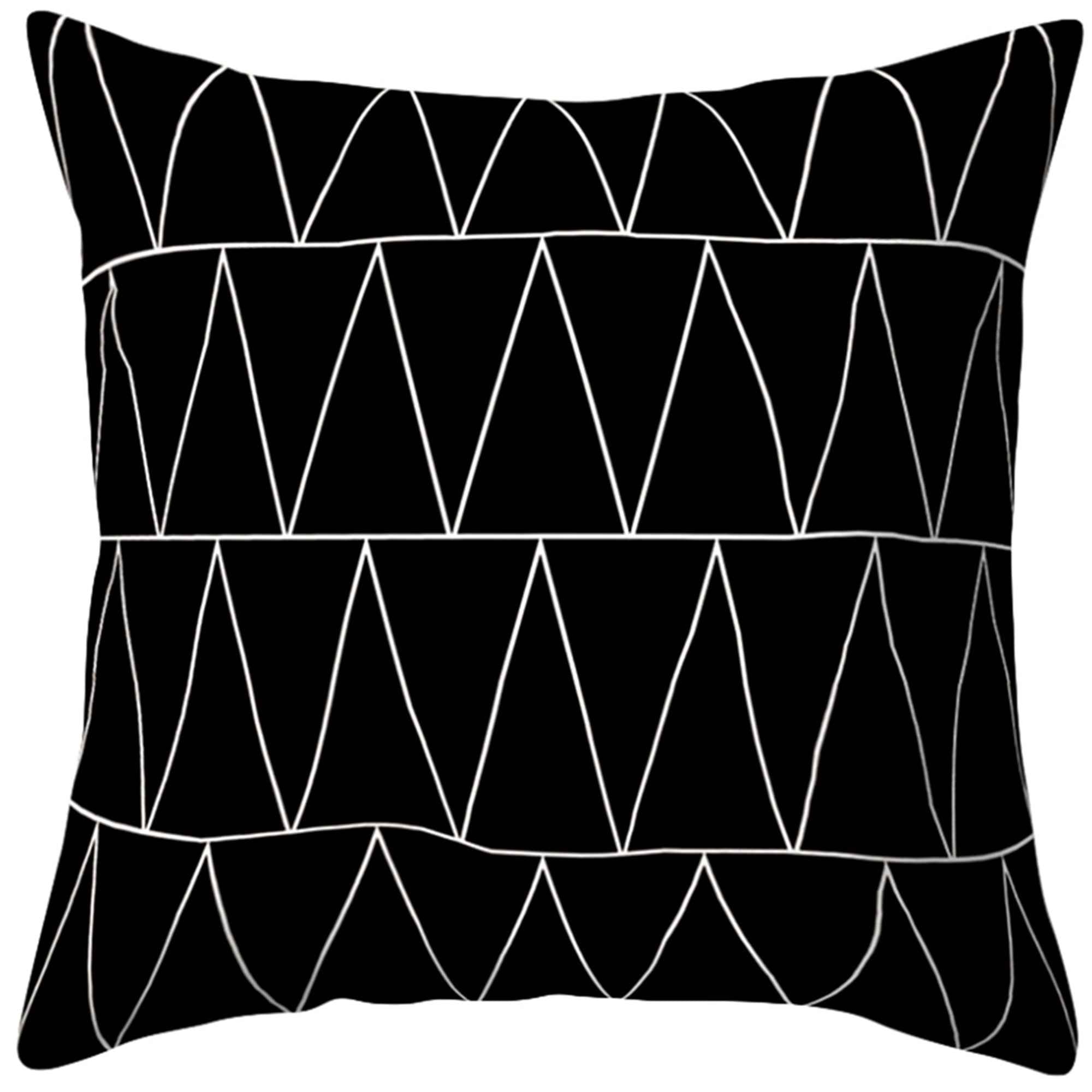 18''x18'' geometric print throw pillow | 18 designs modern & minimalist patterns | chic monochrome accent | insert included