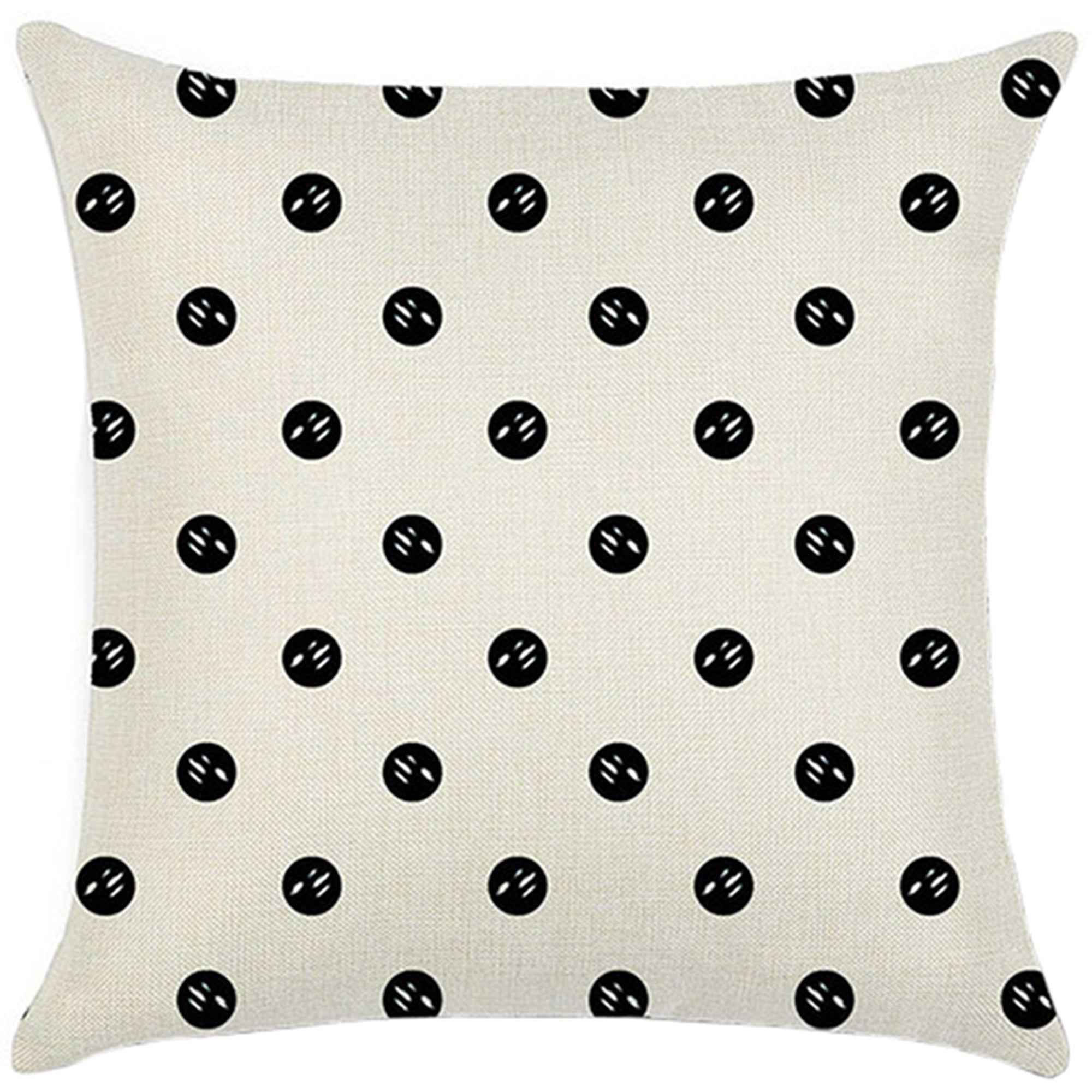 18''x18'' geometric print throw pillow | 18 designs modern & minimalist patterns | chic monochrome accent | insert included