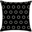 18''x18'' geometric print throw pillow | 18 designs modern & minimalist patterns | chic monochrome accent | insert included