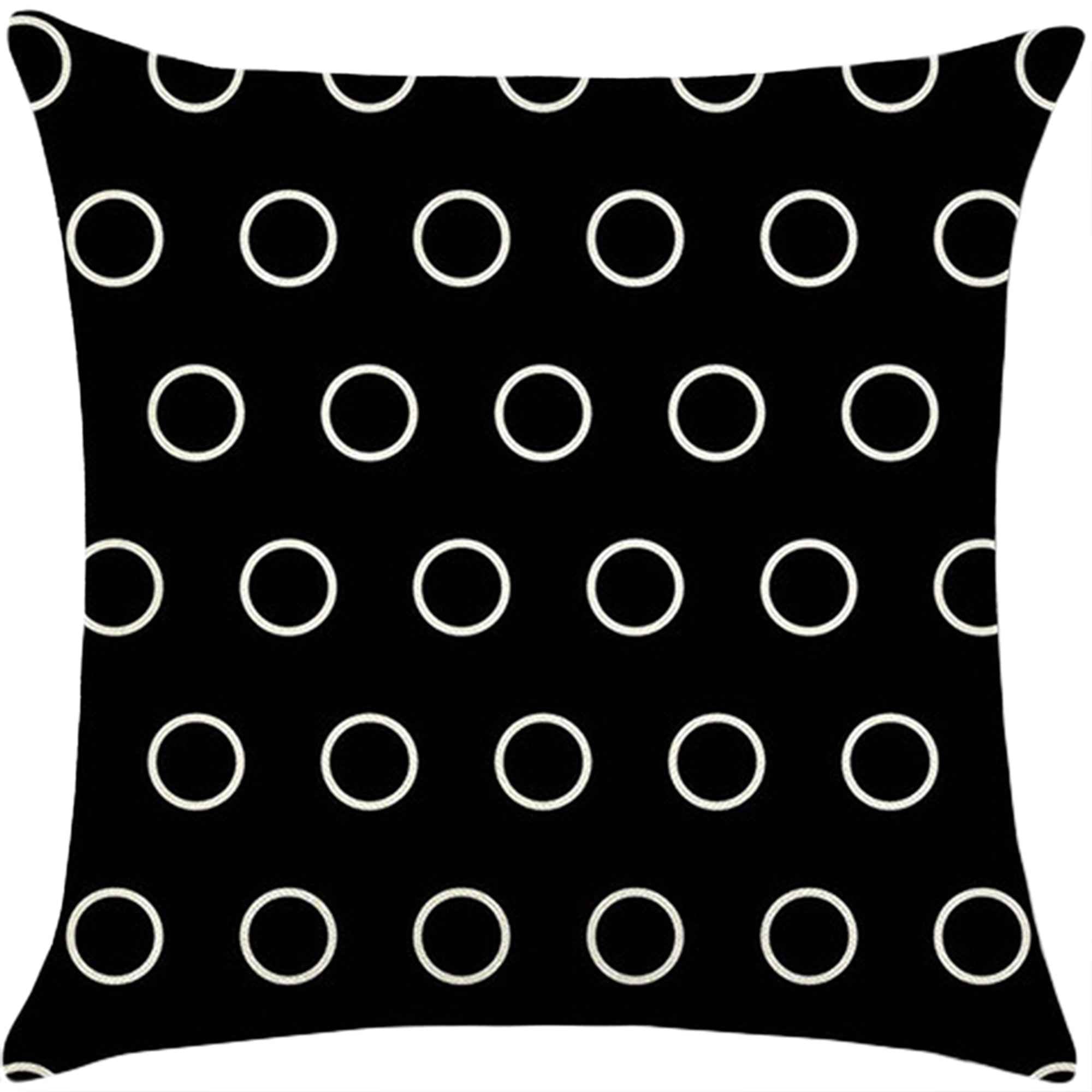 18''x18'' geometric print throw pillow | 18 designs modern & minimalist patterns | chic monochrome accent | insert included