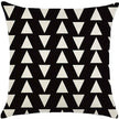 18''x18'' geometric print throw pillow | 18 designs modern & minimalist patterns | chic monochrome accent | insert included