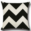 18''x18'' geometric print throw pillow | 18 designs modern & minimalist patterns | chic monochrome accent | insert included