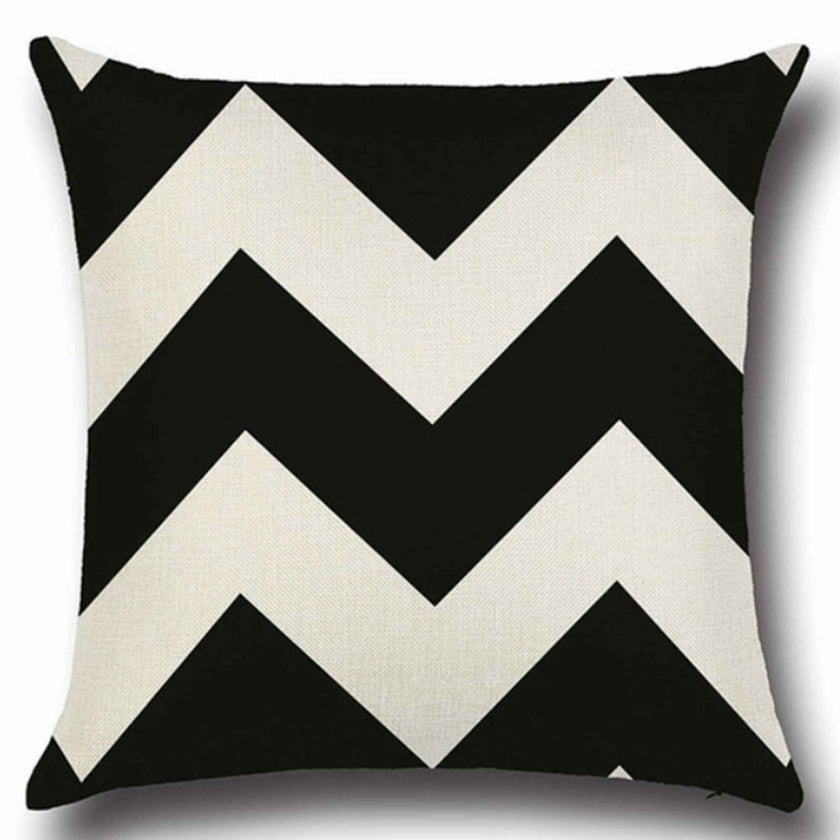 18''x18'' geometric print throw pillow | 18 designs modern & minimalist patterns | chic monochrome accent | insert included