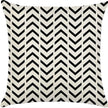 18''x18'' geometric print throw pillow | 18 designs modern & minimalist patterns | chic monochrome accent | insert included