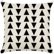18''x18'' geometric print throw pillow | 18 designs modern & minimalist patterns | chic monochrome accent | insert included