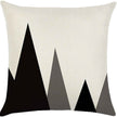 18''x18'' geometric print throw pillow | 18 designs modern & minimalist patterns | chic monochrome accent | insert included