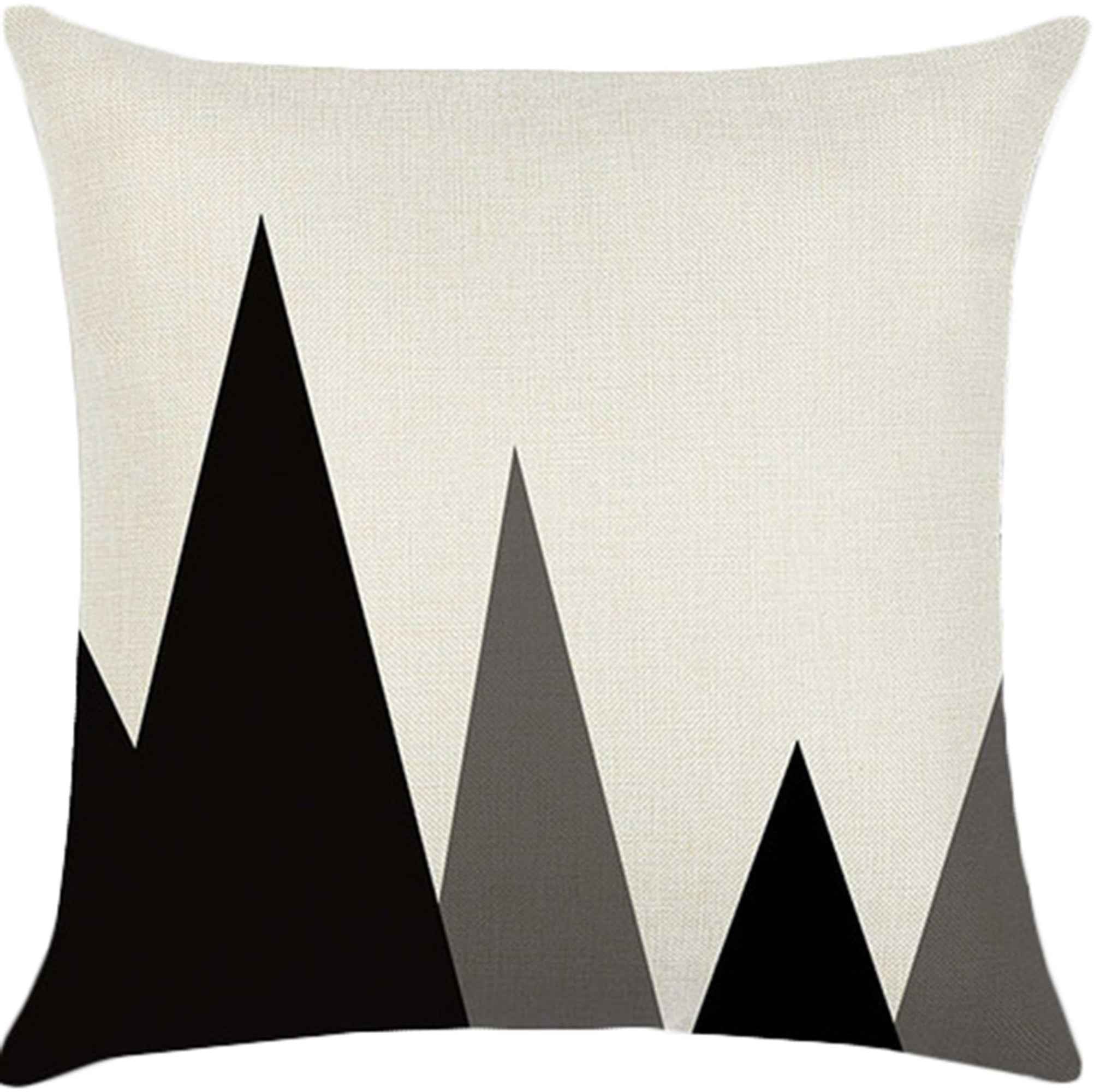 18''x18'' geometric print throw pillow | 18 designs modern & minimalist patterns | chic monochrome accent | insert included