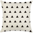 18''x18'' geometric print throw pillow | 18 designs modern & minimalist patterns | chic monochrome accent | insert included
