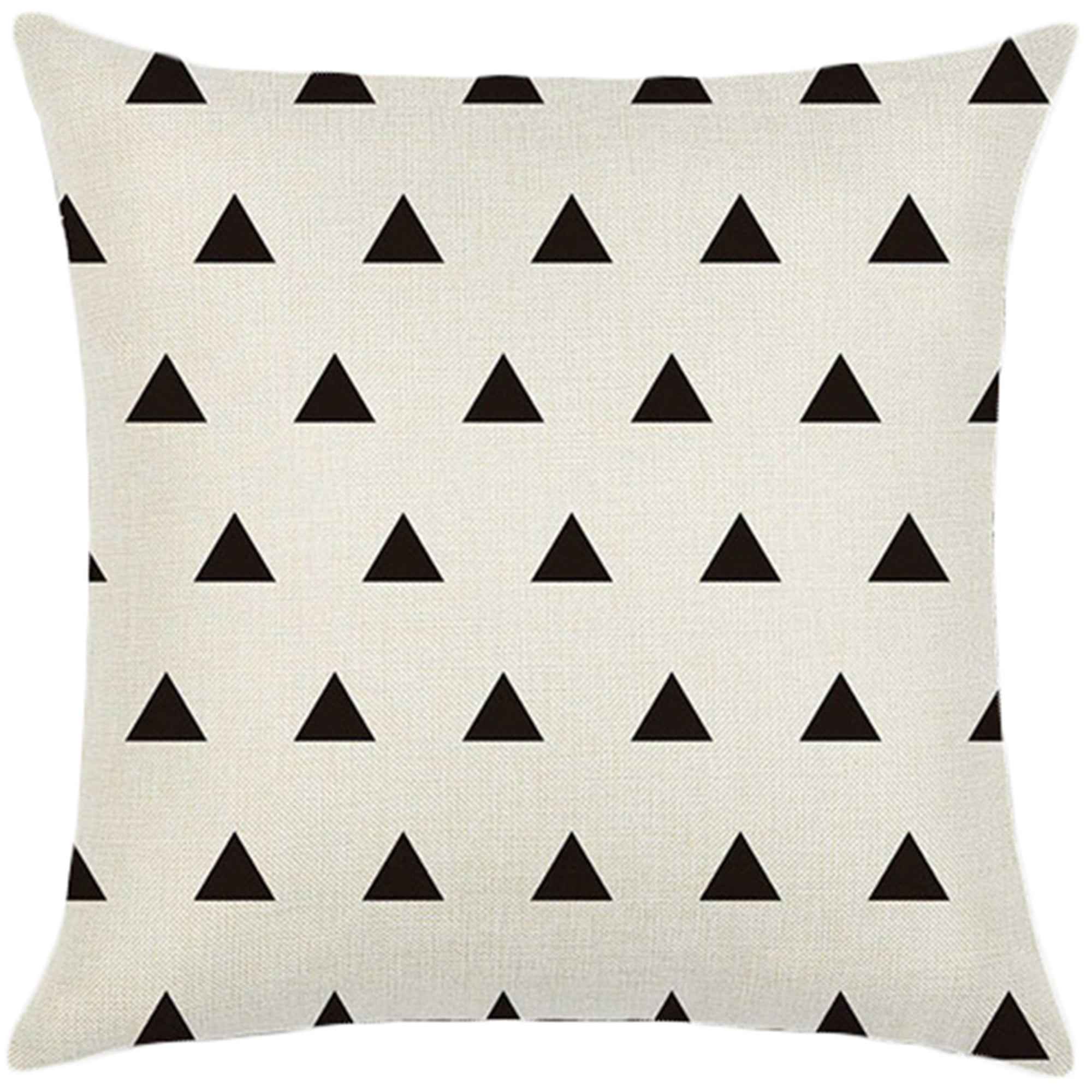 18''x18'' geometric print throw pillow | 18 designs modern & minimalist patterns | chic monochrome accent | insert included