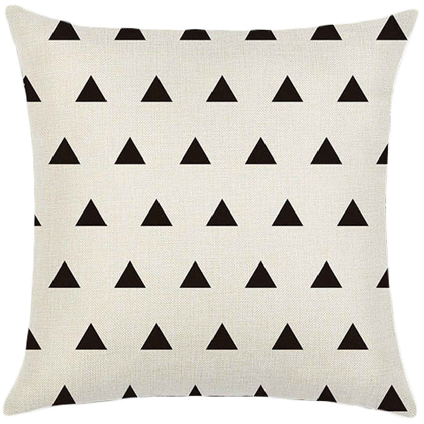 18''x18'' geometric print throw pillow | 18 designs modern & minimalist patterns | chic monochrome accent | insert included