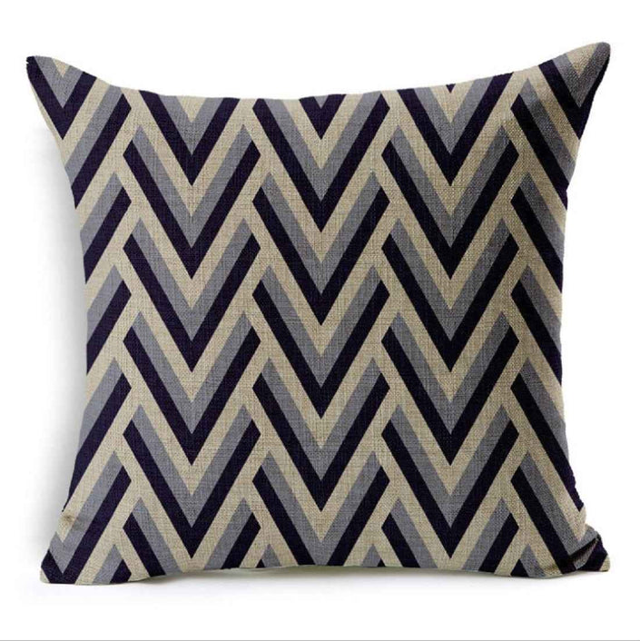 18''x18'' geometric print throw pillow | 5 unique designs colorful modern & abstract patterns | eclectic accent | insert included