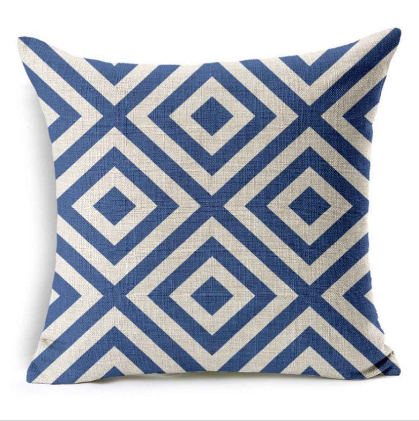 18''x18'' geometric print throw pillow | 5 unique designs colorful modern & abstract patterns | eclectic accent | insert included
