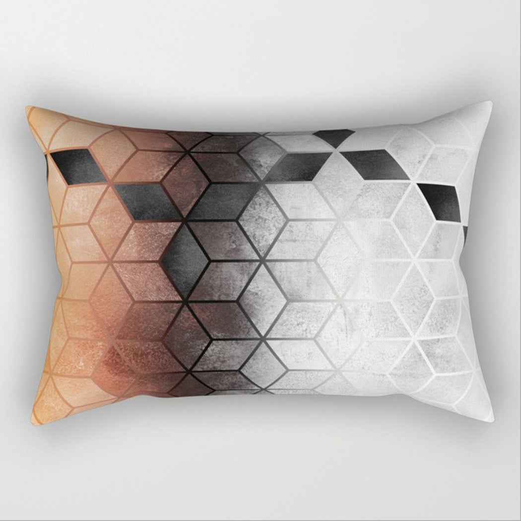12"x20" modern geometric lumbar throw pillow 12 designs chic abstract & art deco prints gold accent decor insert included