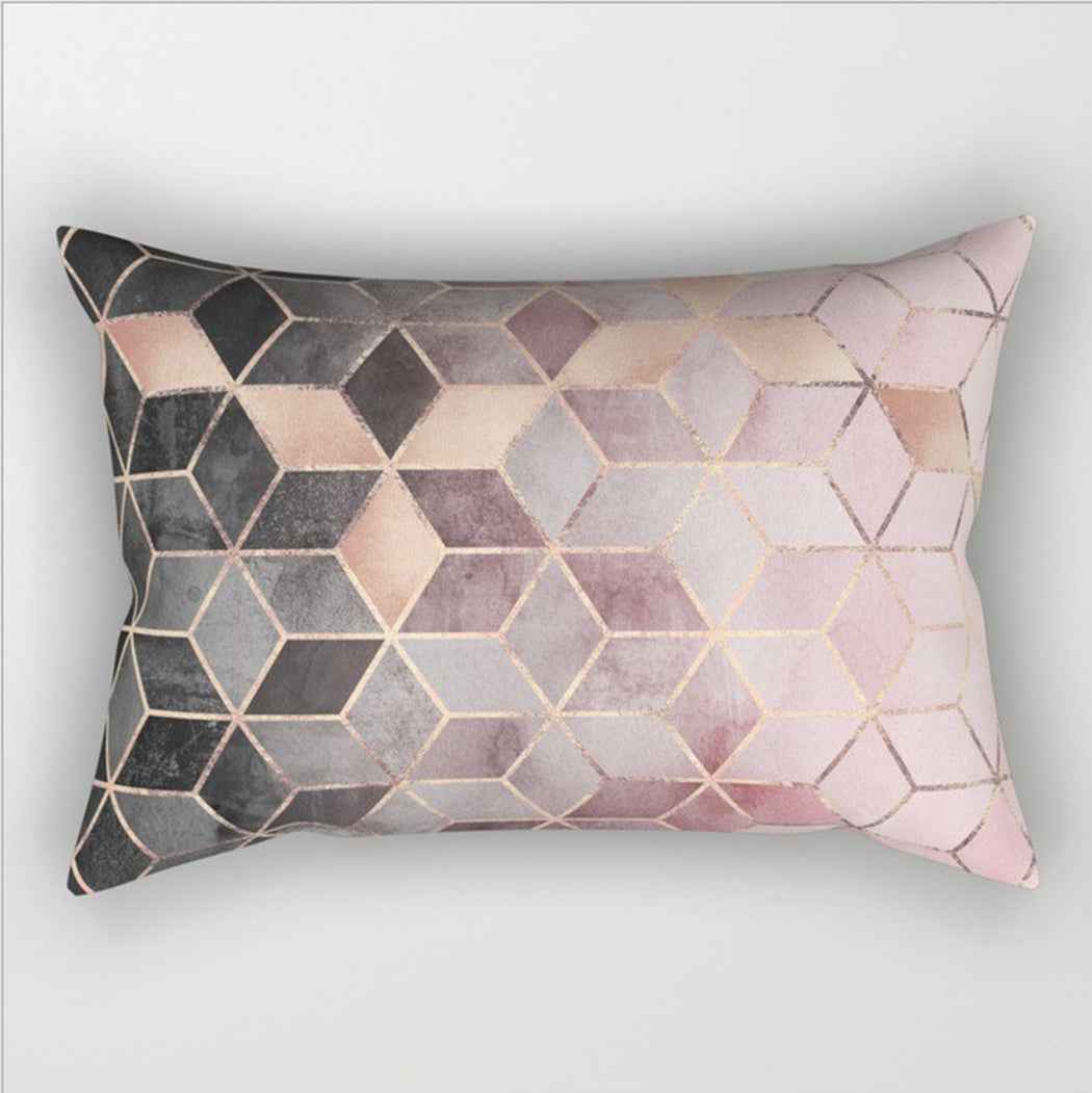 12"x20" modern geometric lumbar throw pillow 12 designs chic abstract & art deco prints gold accent decor insert included