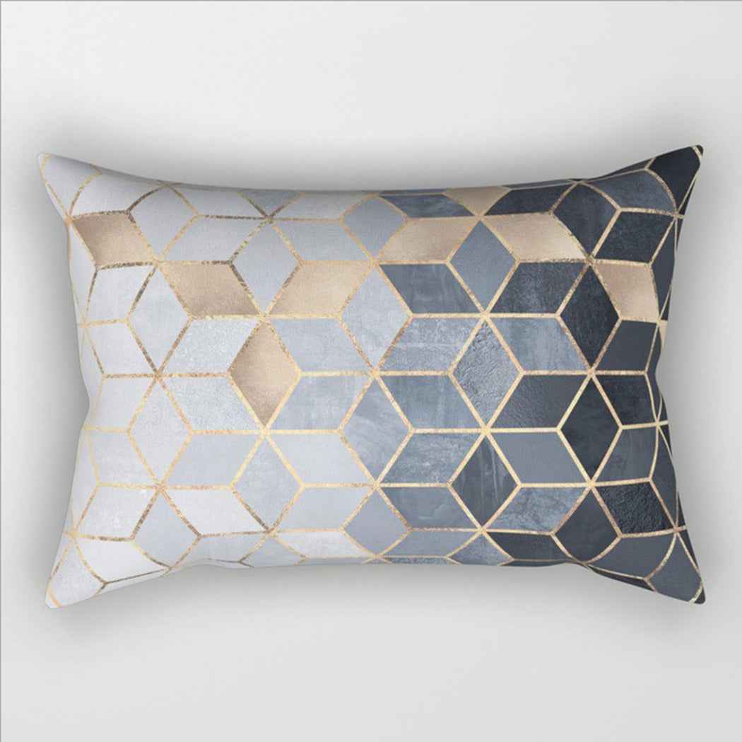 12"x20" modern geometric lumbar throw pillow 12 designs chic abstract & art deco prints gold accent decor insert included