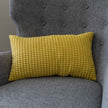 12''x20'' Soft Chenille Dot Throw Pillow | 8 Colors – Plush Textured Design | Cozy Modern Lumbar Accent | Insert Included