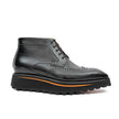 Zipper Brogue Martin Boots 2890 Black