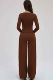 The Twirl Long Sleeve T-shirt New Straight Leg Pants 2-Piece Set
