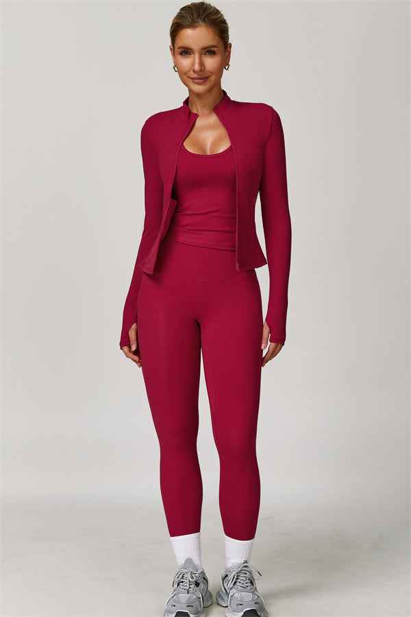 The Surge Halter Crop Top Leggings 2-Piece Set