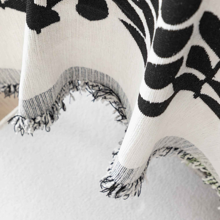 Boho Style Sofa Throw Covers with Tassel Embellishment | All-Season