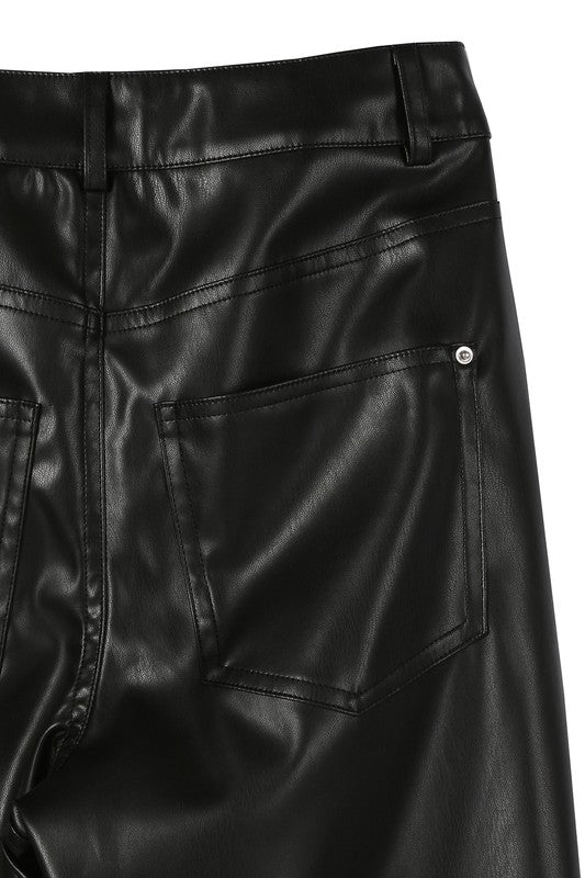 Vegan leather pants - Pikemla