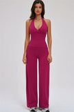 The Stride Crop Top Straight Leg Pants 2-Piece Set