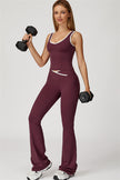 The Stamina Tank Top Flared Leggings 2-Piece Set