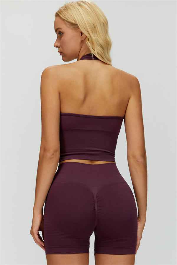 The Delight Halter Top Shorts 2-Piece Set