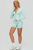 The Empower Jacket Sports Bra Shorts 3-Piece Set