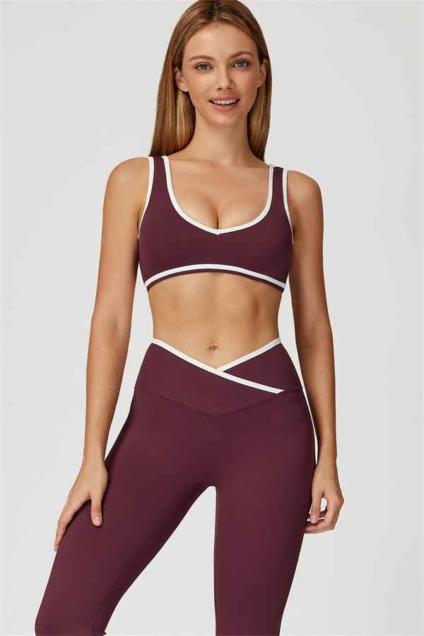 The Stamina Sports Bra Flared Leggings 2-Piece Set