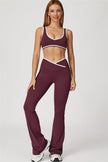 The Stamina Sports Bra Flared Leggings 2-Piece Set