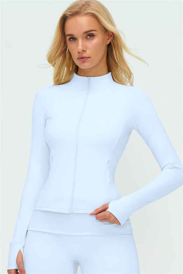 The Twirl Zip Jacket Straight Leg Pants 2-Piece Set