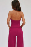 The Stride Crop Top Straight Leg Pants 2-Piece Set