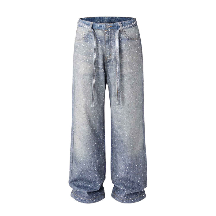 AZUL RHINESTONE DENIM (UNISEX)