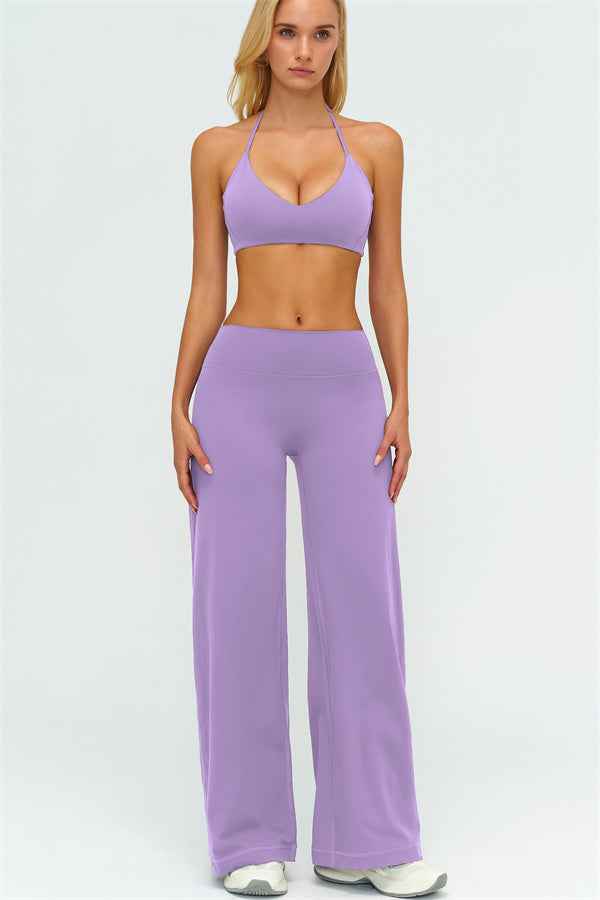 The Twirl Sports Bra New Straight Leg Pants 2-Piece Set