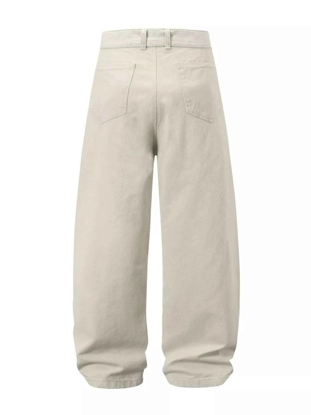 Men's Belted Wide-Leg Cargo Pants
