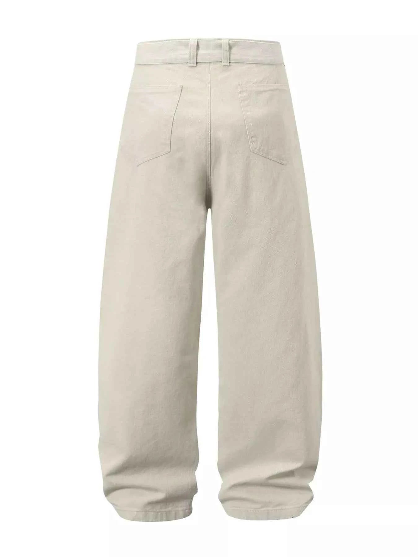 Men's Belted Wide-Leg Cargo Pants