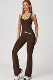 The Stamina Tank Top Flared Leggings 2-Piece Set
