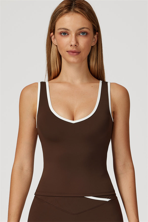 The Stamina Tank Top Flared Leggings 2-Piece Set