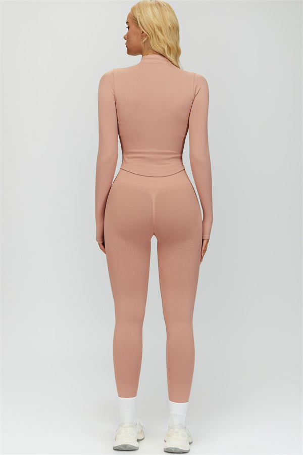 The Delight Jacket Sports Bra Leggings 3-Piece Set
