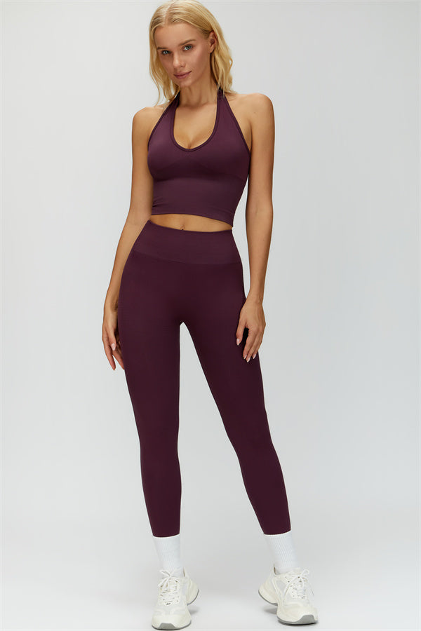 The Delight Halter Top Leggings 2-Piece Set