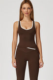 The Stamina Tank Top Flared Leggings 2-Piece Set