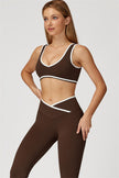 The Stamina Sports Bra Flared Leggings 2-Piece Set