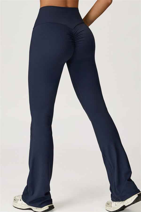 The Lily Belle Crop Top Flared Leggings 2-Piece Set