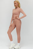 The Delight Jacket Sports Bra Leggings 3-Piece Set