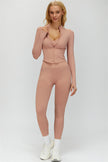 The Delight Jacket Sports Bra Leggings 3-Piece Set