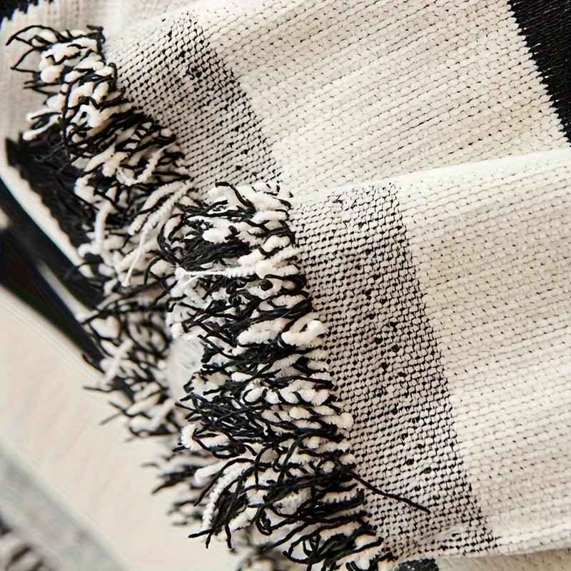 Bohemian-Style Chenille Fabric Extra Long Couch Cover Anti dog scratch