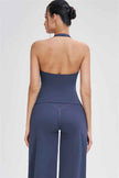 The Stride Crop Top Straight Leg Pants 2-Piece Set